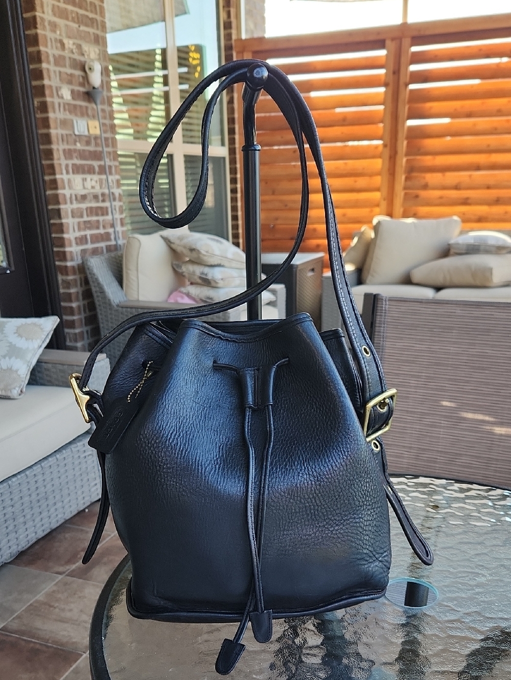 Coach Legacy Vintage Lula Smith Black Leather Bag